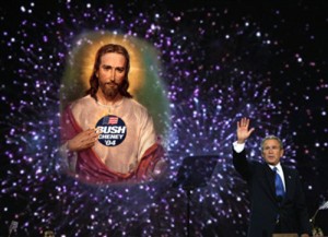 2004 RNC - Jesus endorses Bush and Cheney