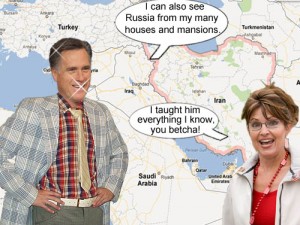 Mit Romney learned all he needed to know about geography from Sarah Palin