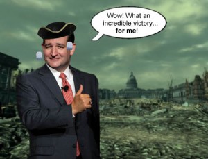 Ted Cruz basks in the glow of his shutdown of the government